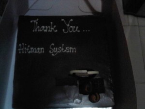 One of the Hitman System's cake